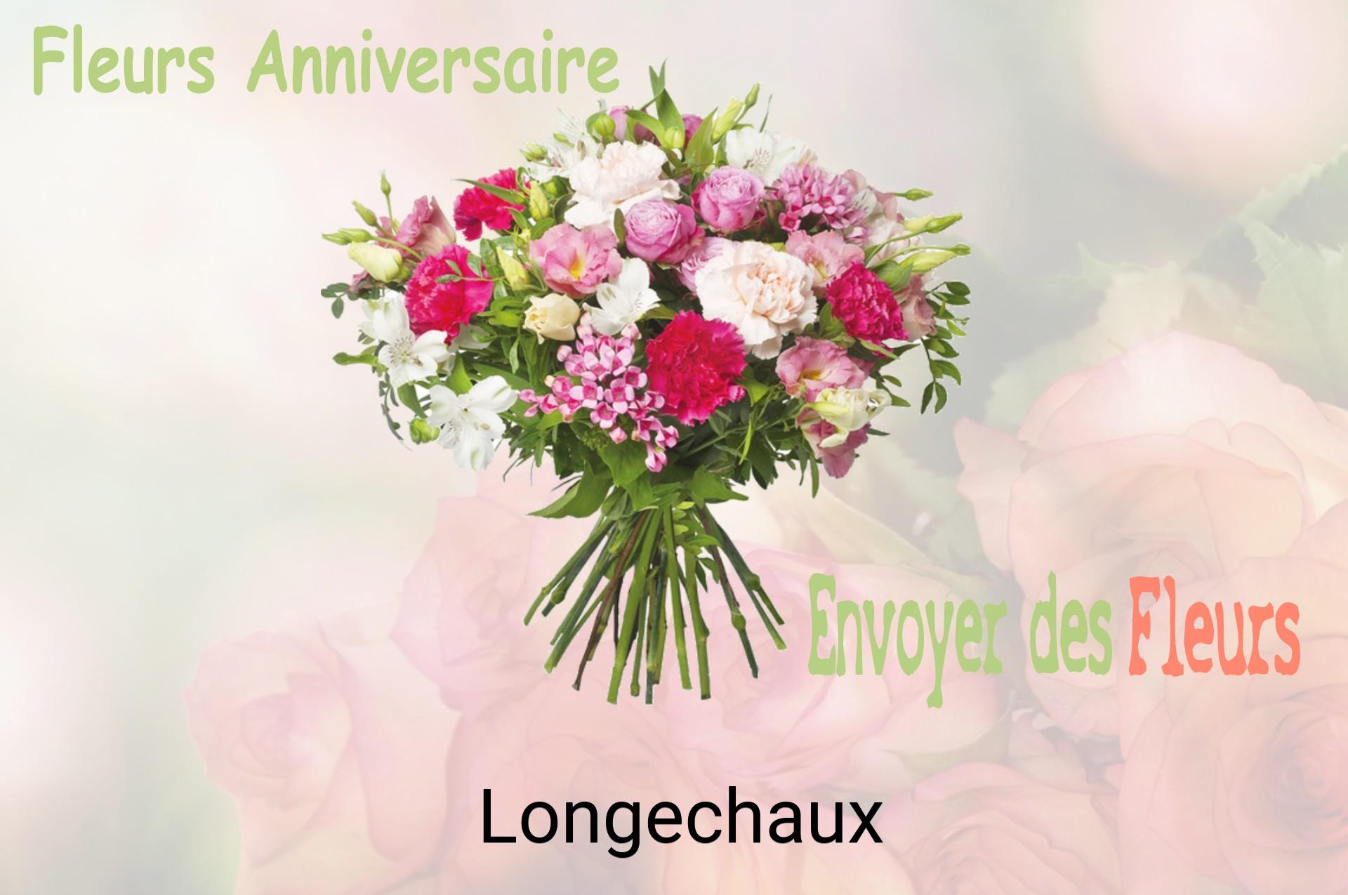 Bouquet de fleurs d’anniversaire livré à Longechaux